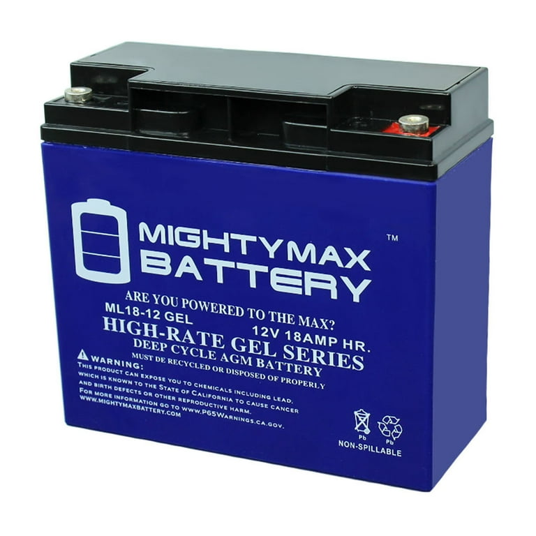 12V 18AH GEL Battery for Pukka Pocket Mini Bike 