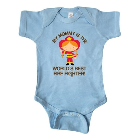 Mommy Worlds Best Firefighter Infant Creeper
