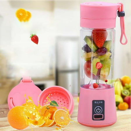 

wirlsweal 380ml Electric Mini Fruit Juicer Cup USB Smoothie Maker Blender Shaker Bottle