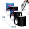 thumbnail image 4 of 3drose, Christmas Balls 3d, Blue, 11oz Magic Transforming Mug, 4 of 7