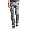 thumbnail image 3 of Victorious Men's Slim Fit Unwashed Raw Denim Jeans, up to Size 40, 3 of 5