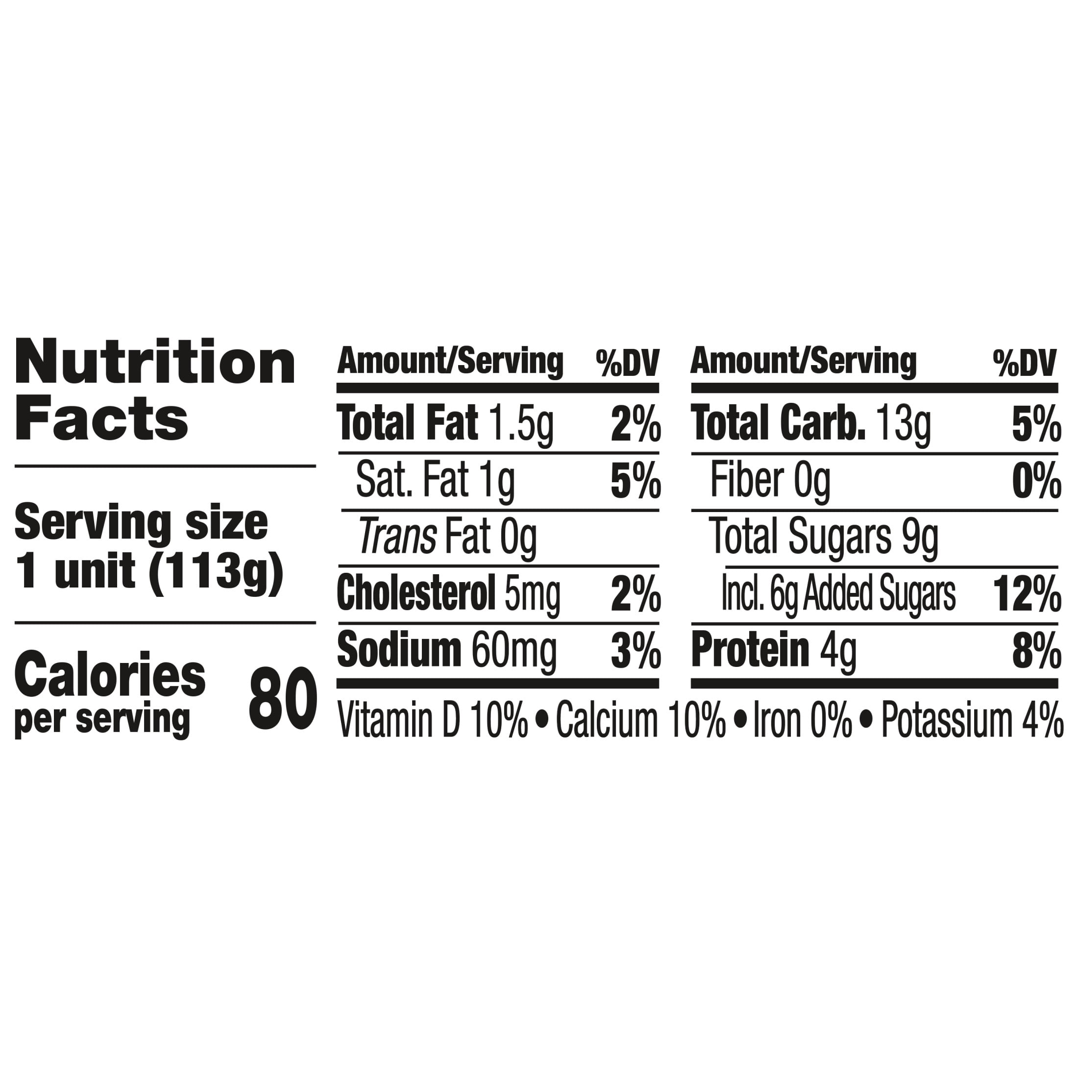 Activia Peach Low Fat Probiotic Yogurt Cups, Helps Support Gut Health, 4 oz, 4 Count