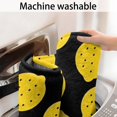thumbnail image 5 of Yellow Lemon Fruit Dots Black Pattern Bathroom Rugs Mat,Non Slip Microfiber Bathroom Rug,Rubber Backing,Soft Bathroom Mats for Bathroom Floor,Tub and Shower,20x32in(50x80cm), 5 of 5