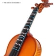 thumbnail image 2 of 4/4 Violon Fiddle Finger Guide Fingerboard Sticker Étiquette Intonation Chart Fretboard Marker for Beginners Practice, 2 of 7