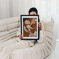thumbnail image 5 of A weasel reading a book to a young weasel - Illustration Reading Animal Woodland Black Framed Wall Art Print 24 x 36 inches, 5 of 7