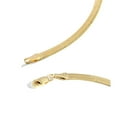 thumbnail image 2 of Bling Trax Gold Chain Necklace Collection - 14K Solid Yellow Gold Filled Herringbone/Snake Chain Necklaces for Men and Women (3.2mm & 4.0mm), 2 of 2