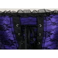 thumbnail image 4 of Grebrafan Corset for Women Renaissance Bustier Top Plus Size Purple S, 4 of 5