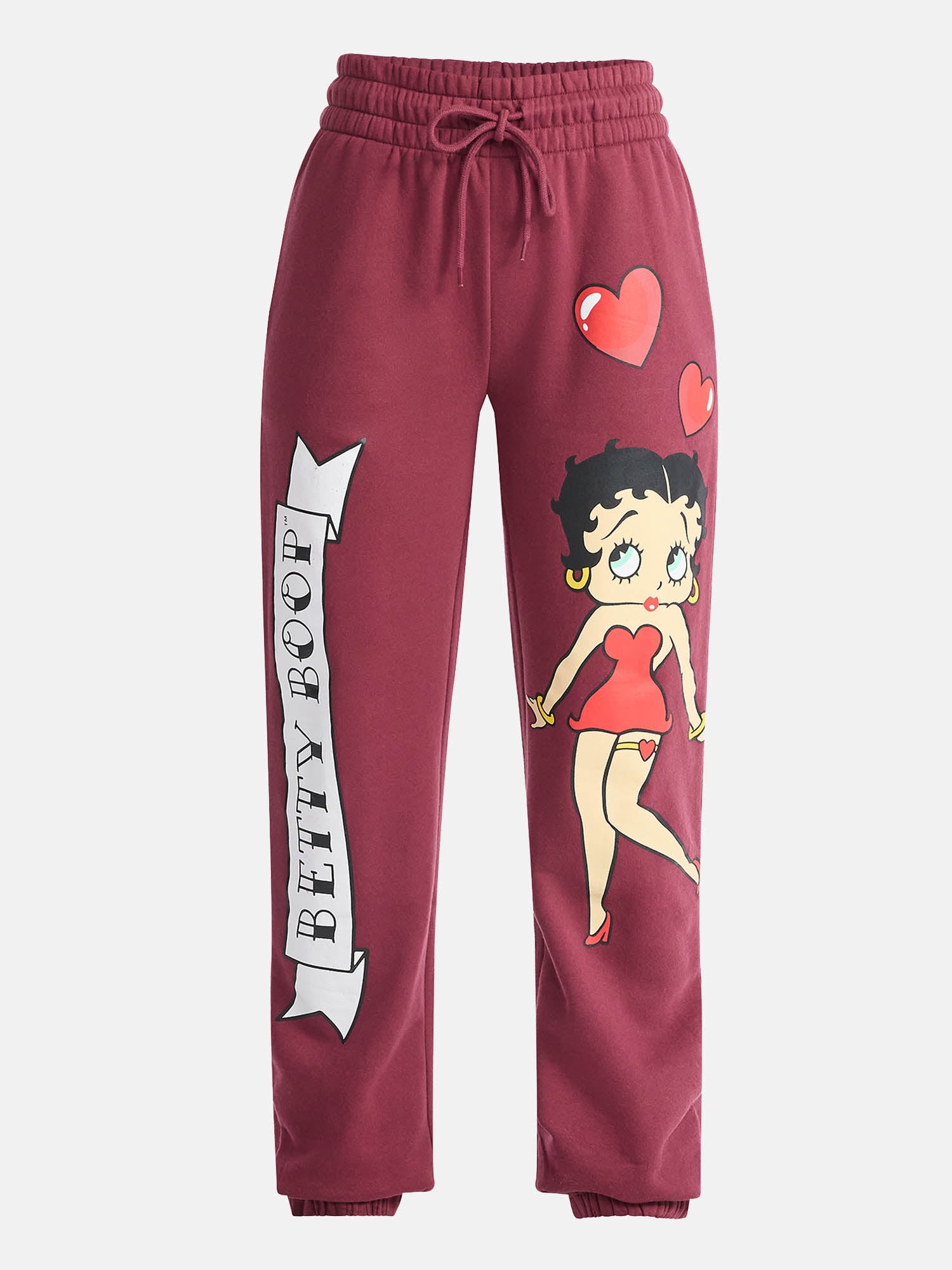 Betty Boop Women's Graphic Print Joggers, Sizes XXS-XXL