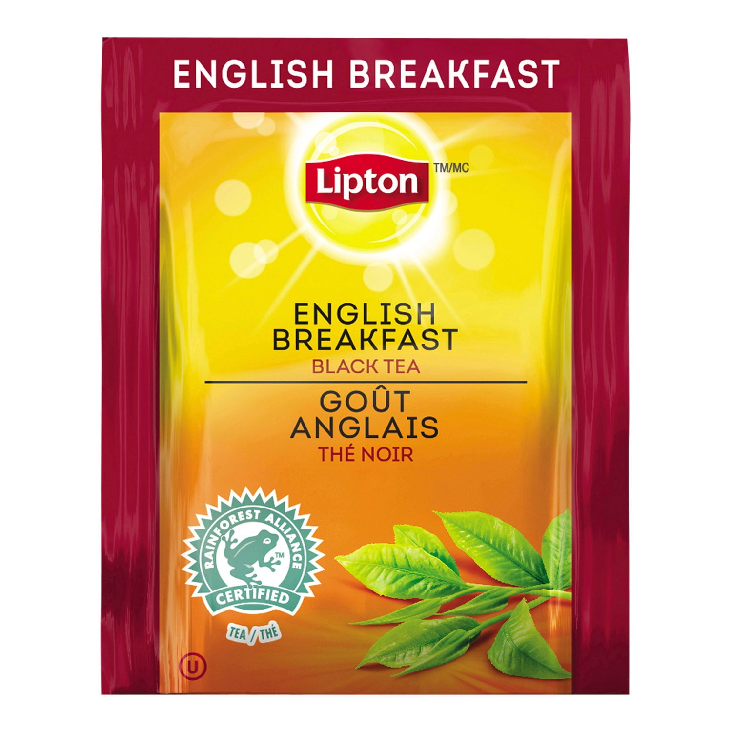 Lipton English Breakfast Black Tea, Full Bodied 28UN/Unit, 6 Units