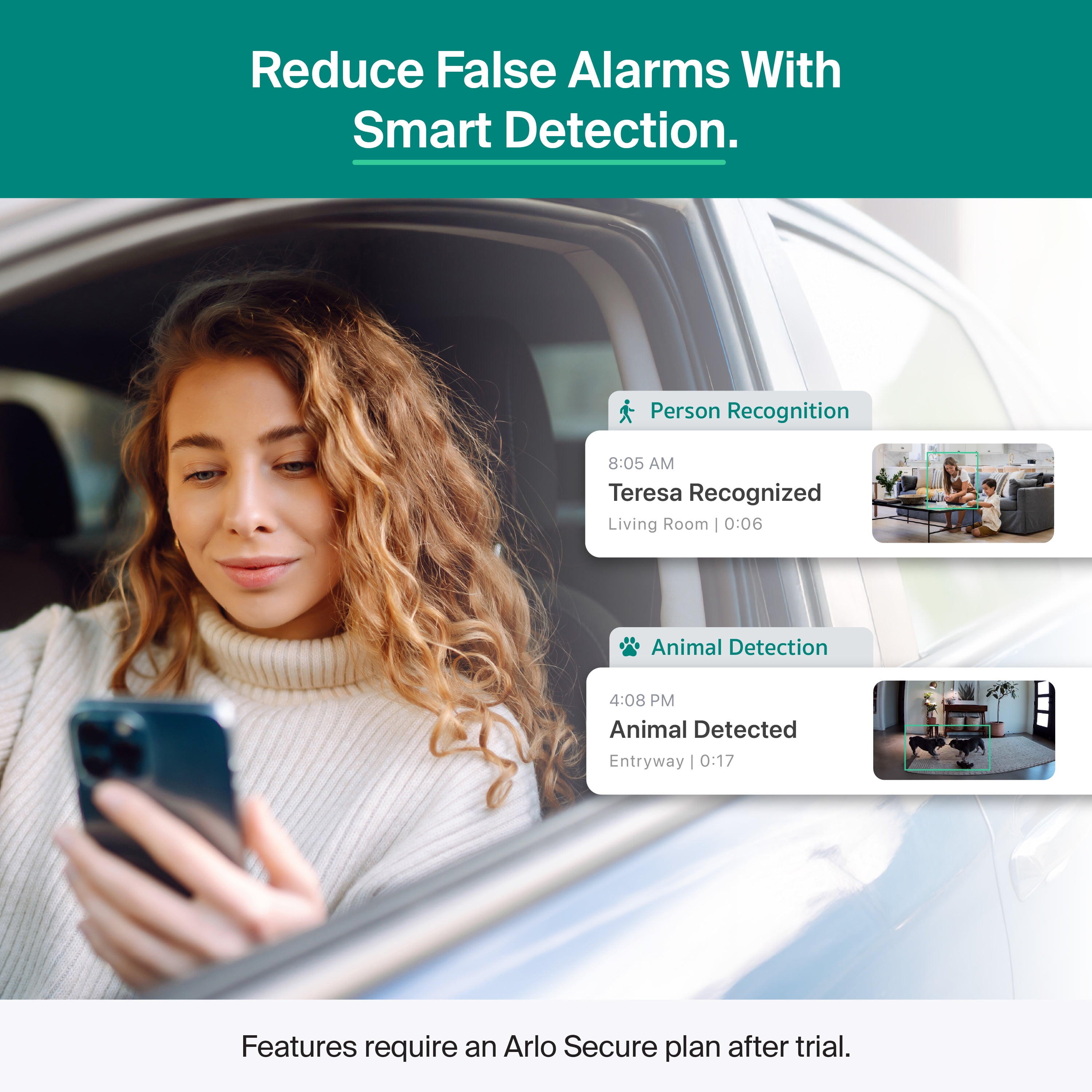 Arlo Essential Indoor Pan Tilt Security Camera (2025 Release) - HD Video, Wired Plug-In Power, 2-Cam