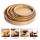 thumbnail image 3 of Bandeja Redonda De Madera De Bambú Con Asas, Mesa De Té Y Café Bandeja De Servicio Decorativa Platos De Almacenamiento De Alimentos Para Servir Bebidas Y Tipo B - 30x30x5cm brillar Electrónica, 3 of 6