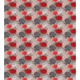 thumbnail image 3 of Red and Black King Size Duvet Cover Set, Blossoming Peonies Vintage Botanical Composition Abstract Petals and Buds, Decorative 3 Piece Bedding Set with 2 Pillow Shams, Multicolor, by Ambesonne, 3 of 3