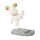 thumbnail image 2 of Resina Oso Escultura Soporte para teléfono móvil Accesorios Animal Tabletas Soporte Soporte Estatua Artesanía para escritorio Teléfono Estante patada blanca Macarena Figuras de resina, 2 of 8