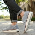 thumbnail image 2 of Men's Breathable On Casual Shoes Comfortable Flat Sole Sneakers For Daily Wear With Jeans Shorts Pants Spring Summer Fall Tall Shoes For Men, 2 of 8