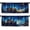 Blue Castle, variant on Green Forest Valance Curtain for Windows 2 Pack Pine Trees Foggy Misty Sun Rod Pocket Window Treatments Short Curtains for Kitchen Windows Bathroom Bedroom 54 x 18 Inch