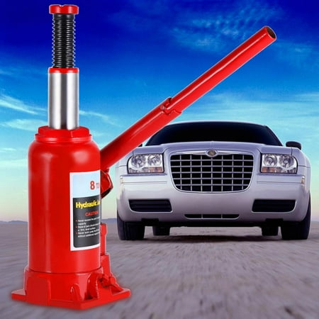 Portable Car Lifts For Sale Ejoyous Bottle Jack, 8T Portable Hydraulic Bottle Jack Automotive Life for Car Truck Caravan Tractors, Car Lift ()