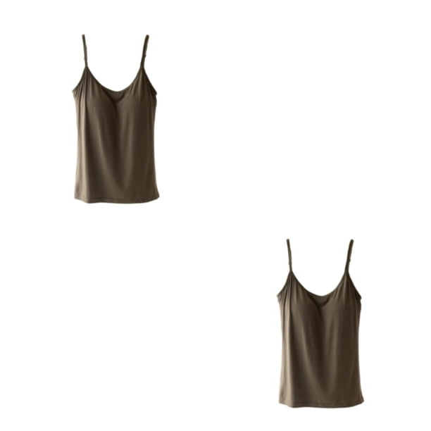 Minnieouse Camisola de yoga Mujer Top Fitness Chaleco Mano de obra Transpirable Suavidad Lavable Traje deportivo Traje de verano Verde XL Verde SG 2piezas