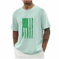 thumbnail image 2 of NuoCaiYun Athletic T-Shirt for Men St. Patrick'S Print Round Neck Casual Short Sleeve Tops Blouses, 2 of 4