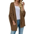 thumbnail image 1 of LilyLLL Fashion Womens Batwing Long Sleeve Open Front Cardigan Sweater Coat, 1 of 4