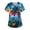 Hot Pink, variant on TQWQT Womens Hawaiian Scrub Tops V Neck Short Sleeve Nursing Shirts Floral Tropical Print Oversized Hawaiian 2 Pocket Workwear Blue 5XL