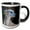 Black/White, variant on 3drose, Portrait of a Whippet, 11oz Two-tone Green Mug