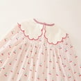 thumbnail image 5 of Vividxx Dress For Girls Trendy Girls Dresses For Daily Wear Cherry Print Design Ideal For Spring Summer 3-4 Years, 5 of 9