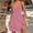Red, variant on Women's Summer Dress, Sleeveless V Neck Striped Print, Casual Loose Fit with Comfortable Fabric and Side Pocket for Casual Beach Wear