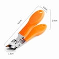 thumbnail image 3 of Yatlte Angled Head Toenail Clippers for Thick Toenails, Sharp Large Nail Clippers with Safety Lock, Ergonomic Handle for Seniors, Wide Jaw Anti-Splash Nail Cutter for Men Women, 3 of 5