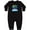AB-Black, variant on Physical Therapist Daddy Baby Fleece Romper