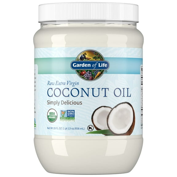 Garden of Life Raw Extra Virgin Coconut Oil, 29 Fl Oz