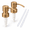 Bronze-2 Pack, variant on Copper 2 Pack Stainless Steel Soap & Lotion Dispenser Pumps for Bathroom Countertop