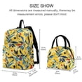 thumbnail image 2 of ALAZA Backpack Set Leaf Art Pattern Elementary School Bags Student BookBag with Lunch Bag, 2 of 6