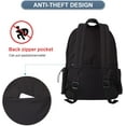 thumbnail image 5 of School Backpack for Girls Water Resistant High School Book Bag Simple Backpack for Teens Boys Girls, Lightweight Simple Middle School Back Pack Daypack, 5 of 5