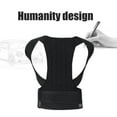 thumbnail image 2 of Soidarity Brace alisador bandas de soporte ajustables transpirable ligero adulto espalda corsé hogar Oficina deportes Fitness trabajo Ropa Deportiva, Zapatos XXL Soidarity OD015791-02, 2 of 6