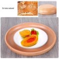 thumbnail image 2 of Ensaladera de 30cm, platos de frutas, plato redondo de madera, bandeja para servir té, comida y bebida, 2 of 5