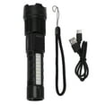 thumbnail image 2 of Linterna Láser Blanca LED, IPX4 800LM Linterna Para Exteriores Práctica aleación De Aluminio Recargable Por USB Con Luz De Trabajo COB Para Acampar, 2 of 7