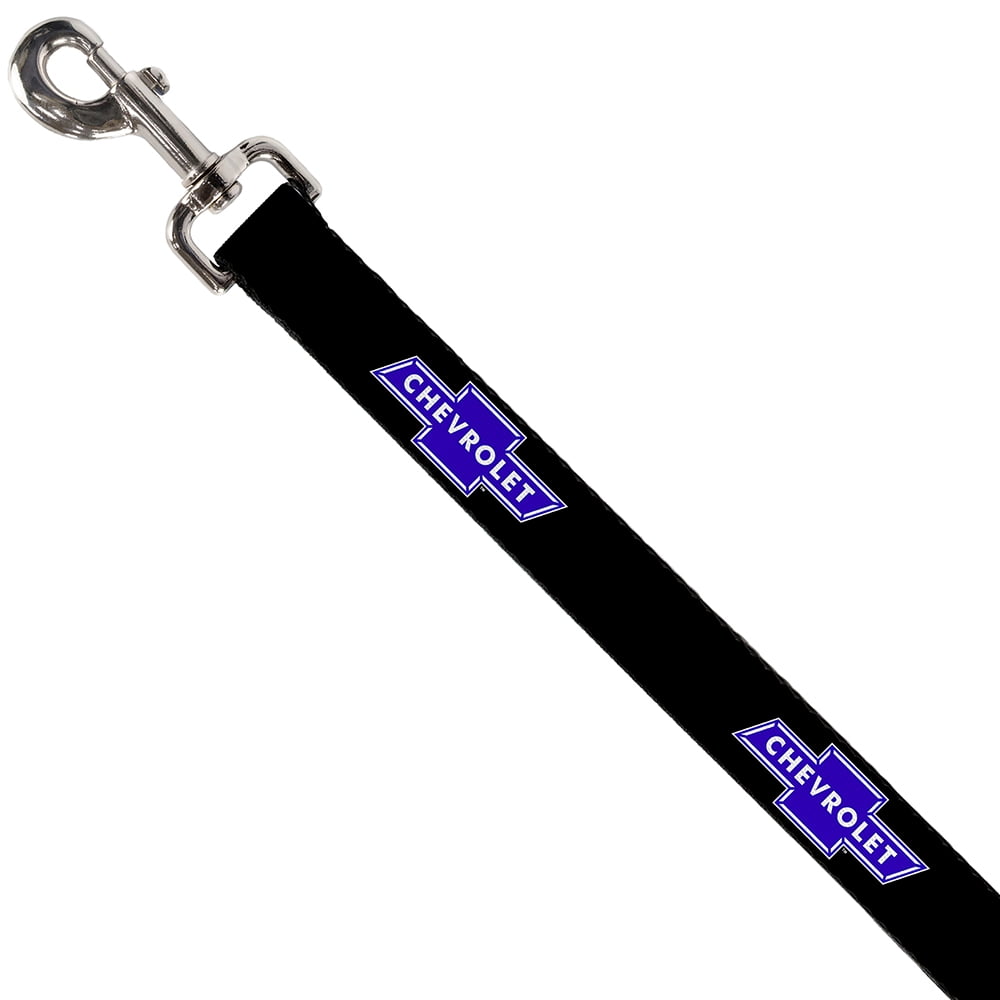 GM General Motors Pet Leash, Dog Leash, Chevy Bowtie Logo Repeat, 6 Feet Long 1.0 Inch Wide