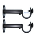 thumbnail image 2 of MERIVILLE Set of 2 Oil-Rubbed Bronze Zinc Curtain Drapery Rod Bracket for 1" Rod, Adjustable, 2 of 5