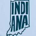 thumbnail image 2 of CafePress - Indiana Baby Light Bodysuit - Baby Light Bodysuit, Size Newborn - 24 Months, 2 of 4