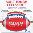 thumbnail image 3 of Mini Football RUN2PEAK de 8 pulgadas, piel sintética, suave y ligera para niños, 3 of 8