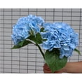 thumbnail image 4 of Dongrere 3 Pcs Artificial Hydrangea Flowers Faux Blue Flowers for Home Wedding Garden Party Decoration, 4 of 9