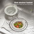 thumbnail image 5 of 5Pcs Automatic Pressing Sink Filter, Sink Strainer, Kitchen Waste Collector Filter,Self-Cleaning Kitchen Sink Strainer Basket Waste Collector Filter for Home Kitchen Use, 5 of 9
