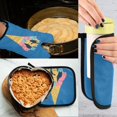 thumbnail image 5 of Yayeee Oven Mitts and Pot Holder Set of 2 Heat Resistant Kitchen Gloves Baking Hot Pad, Colorful Ice Cream Cat, 5 of 5