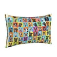 thumbnail image 2 of Bixox Cute Dogs Collage Printed Pillow Protector,Super Soft Ideal for Home,Guests,Rentals - 16"x24", 2 of 8
