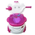 thumbnail image 4 of Baño Entrenador Bacinica Angelin Baby  Elefante con sonido, con dispensador, con tapa Rosa, 4 of 6