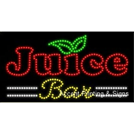 - Juice Bar LED Sign (High Impact, Energy Efficient)
