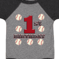 thumbnail image 4 of Inktastic First Birthday Baseball Boys Baby Bodysuit, 4 of 5