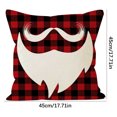 thumbnail image 2 of Decorative Pillows, Inserts & Covers Hwkond Christmas Tree Throw Pillow Covers 18X18in Festive House Decor For Couch Sofa And Office Machine Washable Polyester Zip Closure No Inser,Up to 25% Off, 2 of 4