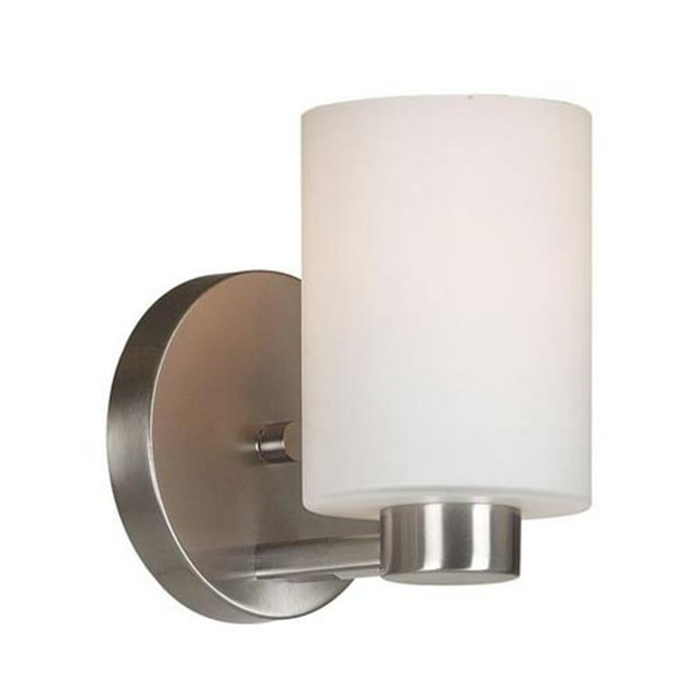 Kenroy Home 10181BS Encounters 1 Light Sconce- Brushed Steel Finish