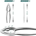 thumbnail image 2 of Lobster Crackers and Picks Set, 10-Piece Crab Leg Cracker Tools - Stainless Steel Seafood Crackers & Forks Nut Cracker Set - Dishwasher Safe, 2 of 5